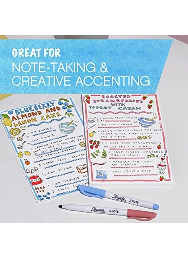 Sharpie - S Note Creative Markers Pastel Highlighters Art Marker Set Assorted Colors Chisel Tip 36 Count - Image 1