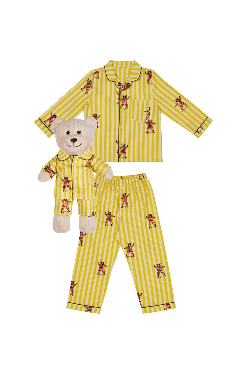 Luna Mia 'Skater' Bear Pyjama Set With Matching Teddy Bear - Image 4