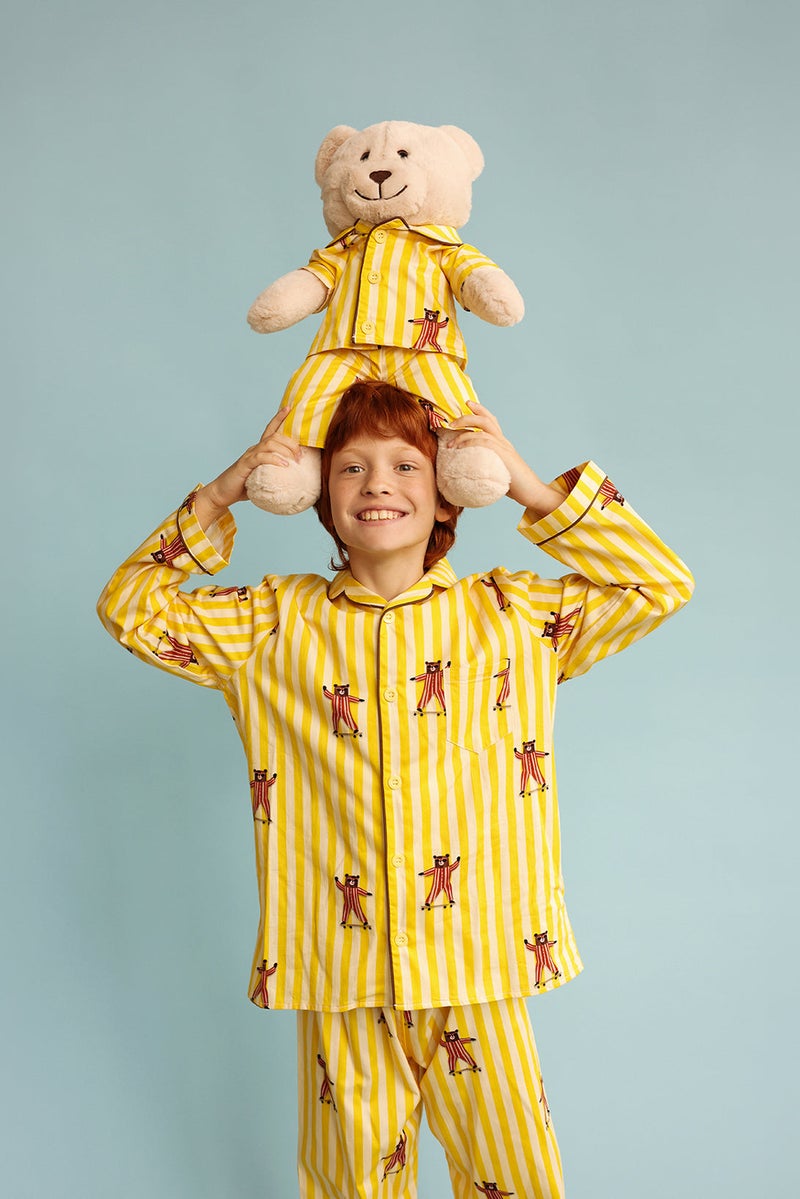 Luna Mia 'Skater' Bear Pyjama Set With Matching Teddy Bear - Image 3