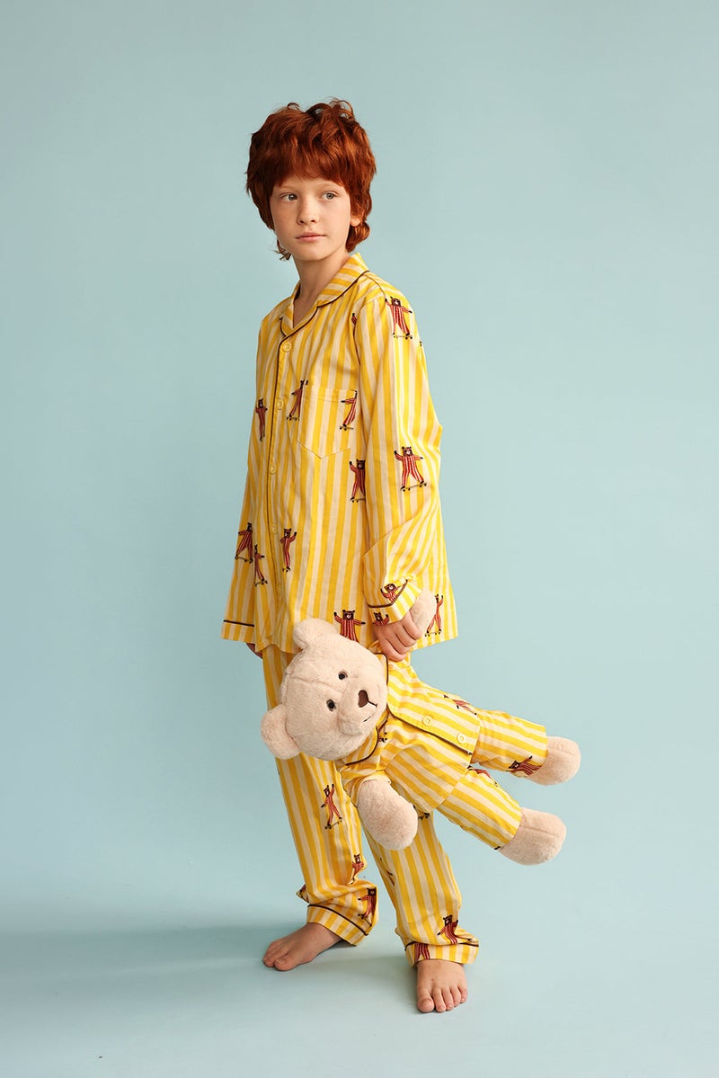 Luna Mia 'Skater' Bear Pyjama Set With Matching Teddy Bear - Image 2
