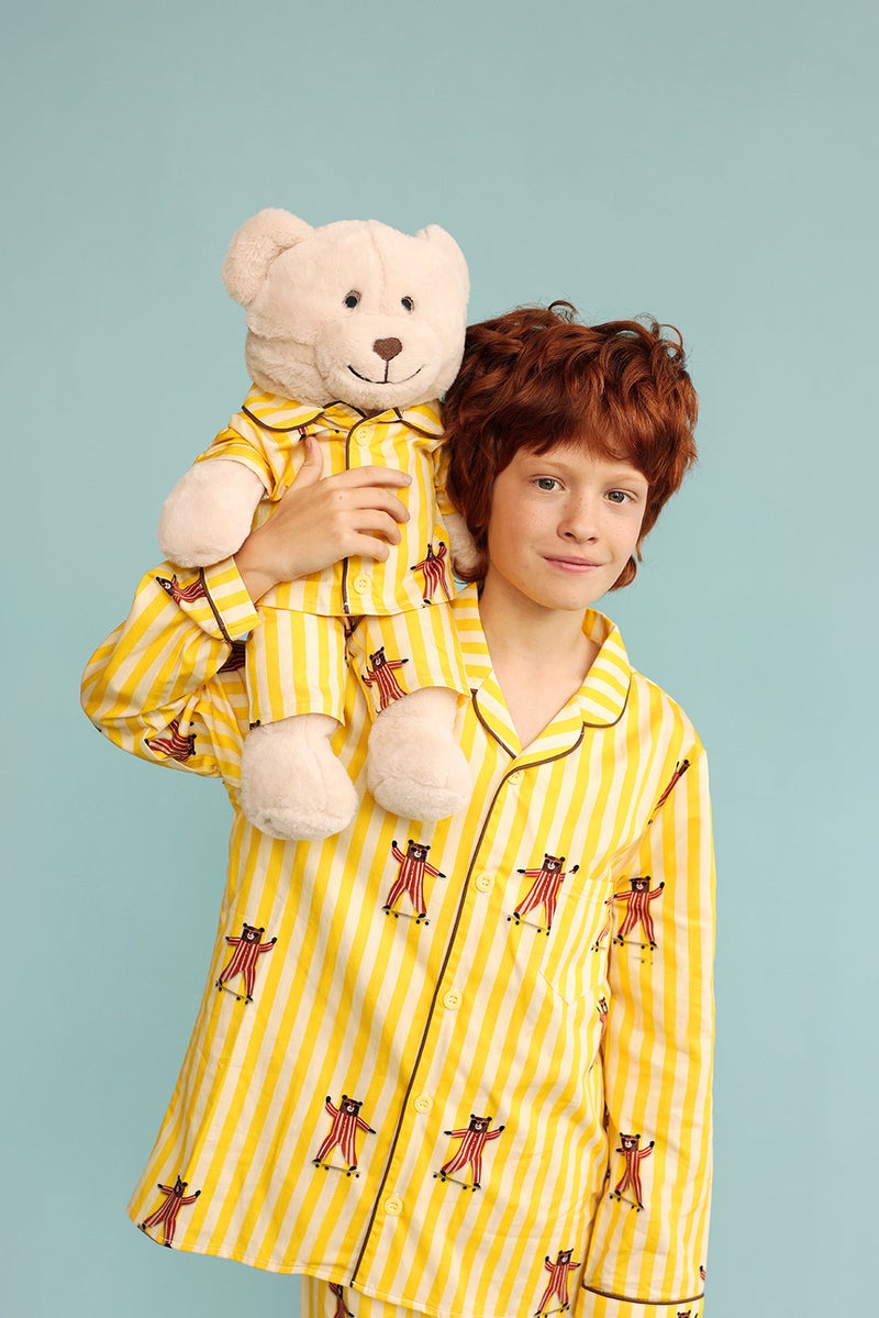 Luna Mia 'Skater' Bear Pyjama Set With Matching Teddy Bear - Image 1