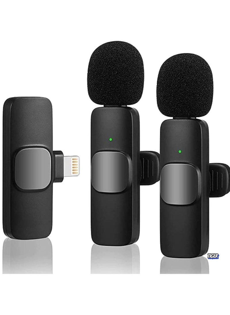 TIGER New Wireless Mic for iPhone & iPad – Bluetooth Microphone for Recording, Interviews, Vlogging, YouTube, TikTok, and Instagram Reels – High-Quality Sound for Video Content Creation - Image 1
