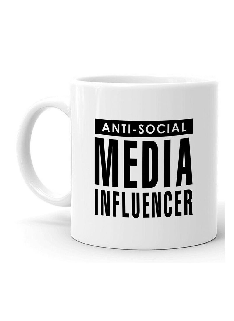 Spoil Your Wall - Anti Social Media Influencer Quotes Printed Ceramic Coffee Mug 325ml, Perfect Gifting by Spoil Your Wall - Image 1