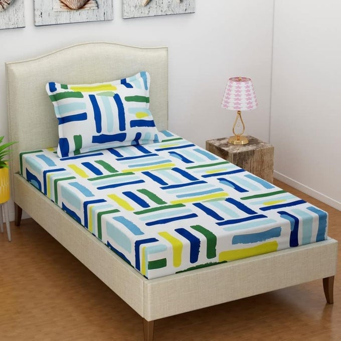 BRANDUMI SUPER SOFT BRUSHED MICROFIBER COTTON BEDSHEET WITH 1 PILLOW COVER 60X90