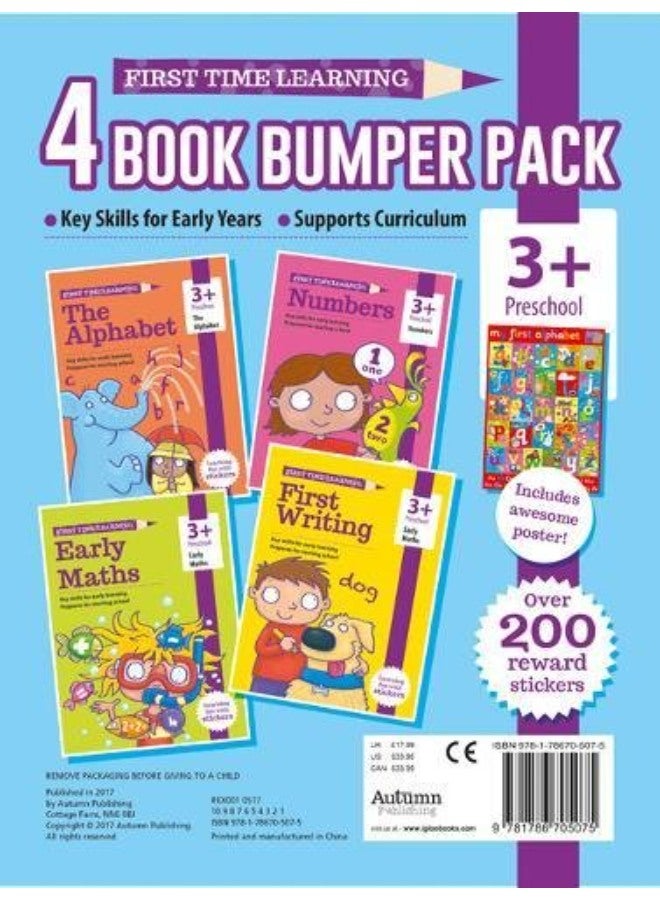 3+ Pack - Alphabet, Maths, Numbers & Writing