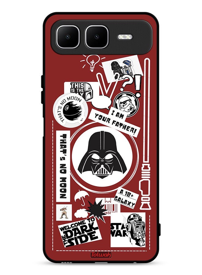 Tolwak Infinix Smart 10 Plus Protective Case Cover Welcome To The Dark Side Sticker