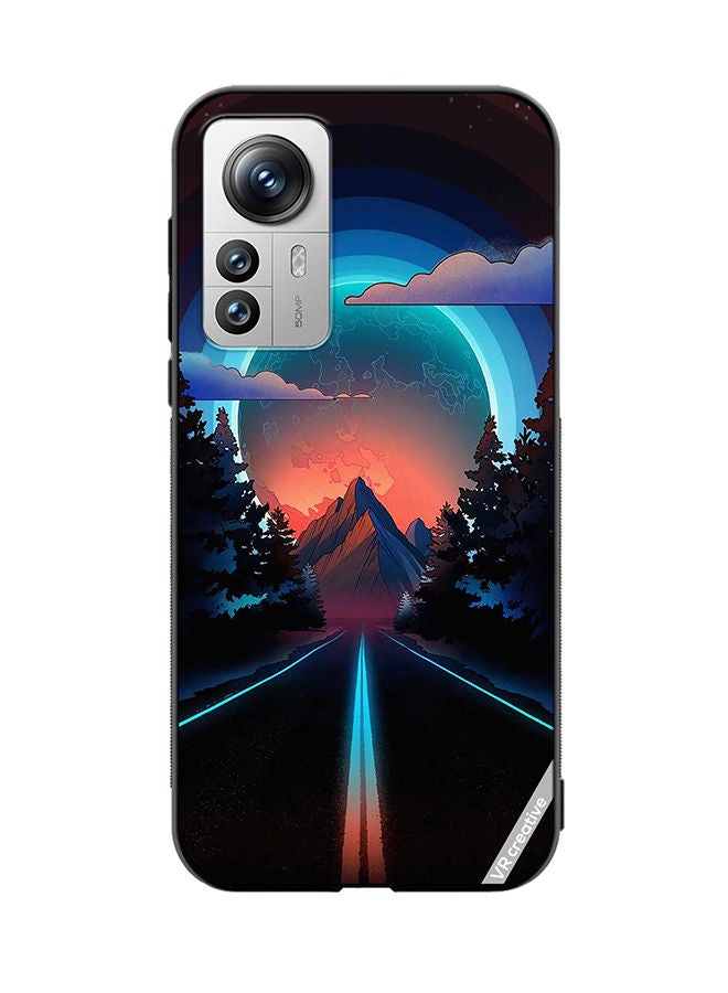 VR CREATIVE Protective Case Cover For Xiaomi 12X Road To Paradise Design Multicolour - Image 1