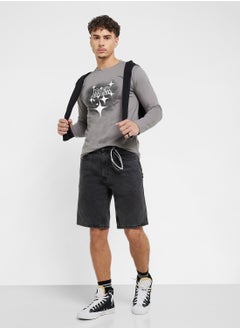 Seventy Five Basics Graphic Long Sleeve T-Shirt  - Image 4