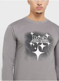Seventy Five Basics Graphic Long Sleeve T-Shirt  - Image 3