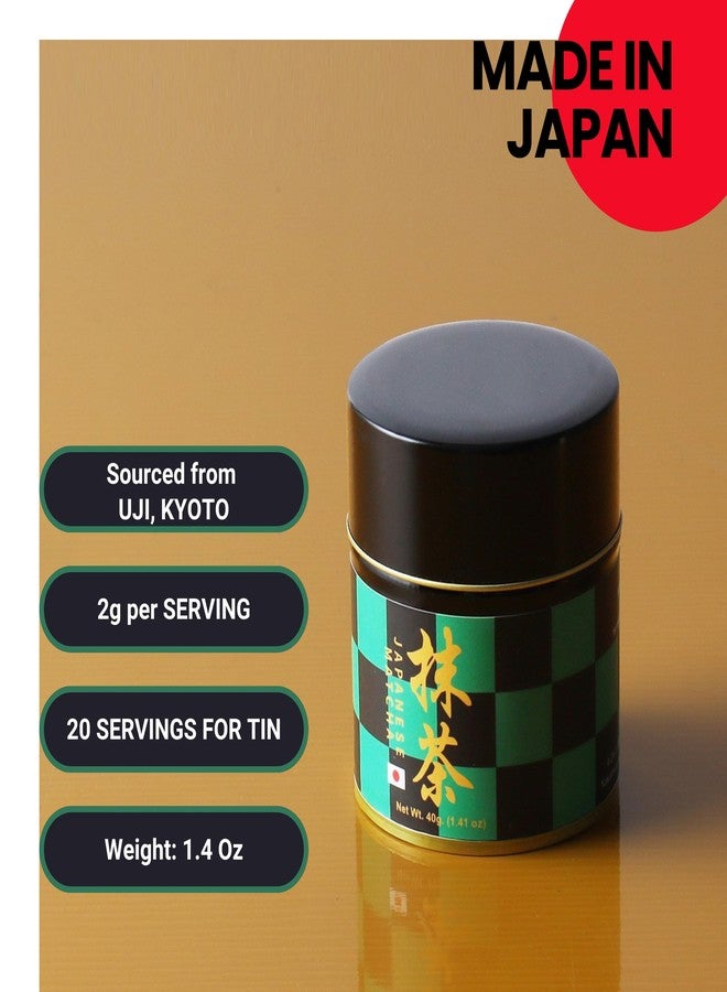Matcharl Matcha Powder - Japanese ceremonial grade Kyoto Uji First Harvest Stone-Milled Green Tea Powder (40g / 1.4oz) - TAROU(太郎) - - Image 2