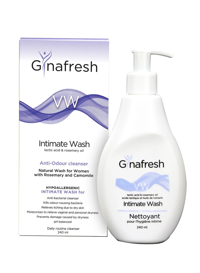 GYNAFRESH VW INTIMATE WASH 240ML