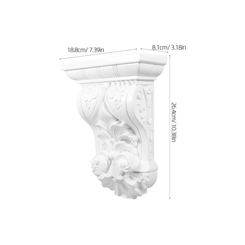 كوربيل أبيض ذاتي اللصق مُجهز للدهان جاهز للاستخدام الداخلي والخارجي - Image 3