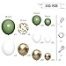 MEBAY Green White Gold Balloon Arch Kit 146Pcs Avocado Green Metallic Chrome Gold Confetti and White Latex Balloons for Wedding Birthday Baby Shower Decoration - Image 4