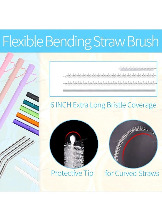 Dosanlues 8Pcs Water Bottle Cleaner Brush - Multipurpose Cup Cleaner Kit - Image 5