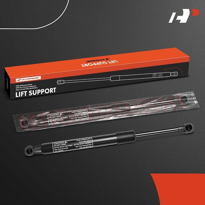 A-Premium Tailgate Rear Trunk Lift Supports Shock Struts Compatible with Select Nissan Models - Maxima 2009-2016 Sedan Without Rear Spoiler - Replace# 844307Y000, 84430ZK80A(2PC Set) - Image 2