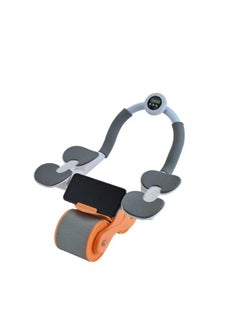 Lijiujia Automatic Rebound Abdominal Wheel with Elbow Support,Ab Roller Workout Equipment for Men Women Ab Roller Wheel and Knee Pad  - Image 1