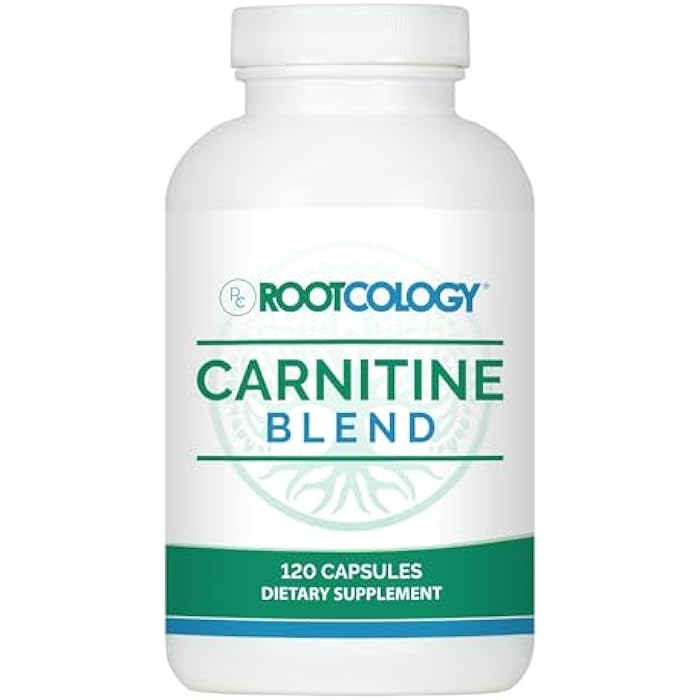 Rootcology by Dr. Izabella Wentz | Carnitine Blend | L-Carnitine & Acetyl-L-Carnitine Formula | Ideal for Vegetarians | 120 Capsules - Image 1