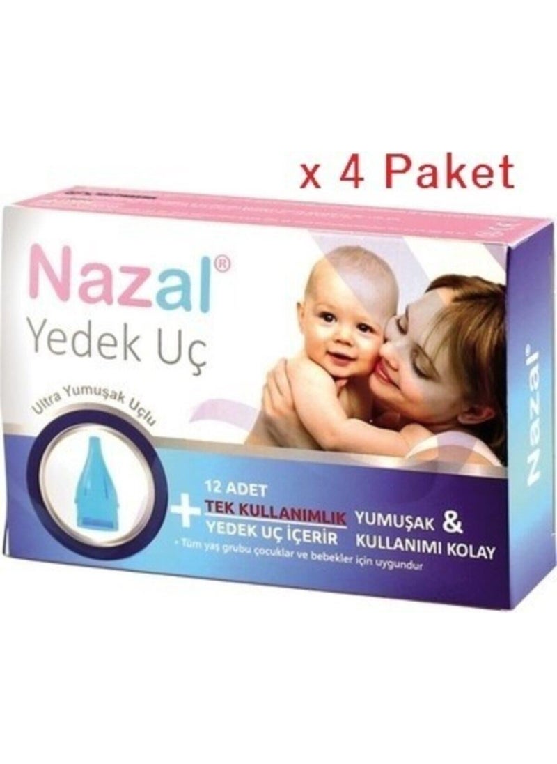 Otribebe Nasal Nasal Aspirator Compatible Spare Tip 4 Boxes  - Image 1