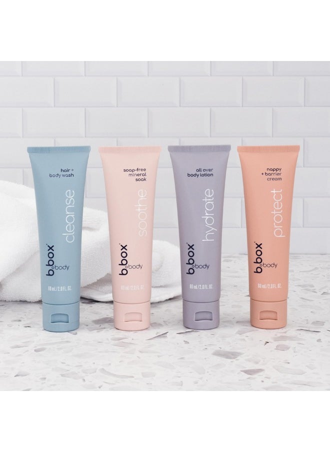 Body Bath + Skin Care Minis - Cleanse, Soothe, Hydrate & Protect. 4 Pack Of Body Wash, Mineral Soak, Lotion & Diaper Cream. Calming Scents. For Newborns & All Ages. Ideal Baby Gifts. 2 Fl Oz - pzsku/Z254E37987311AC6B0793Z/45/_/1734183500/aeacfd00-70e0-4dbe-b21e-119a7c953a76