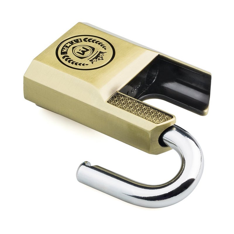 Mindy Padlock, No Key-Copying Locker Lock Big and Sturdy with Fashion Design(2.34 in Wide/1.2 Pounds) Stainless Steel - Image 4