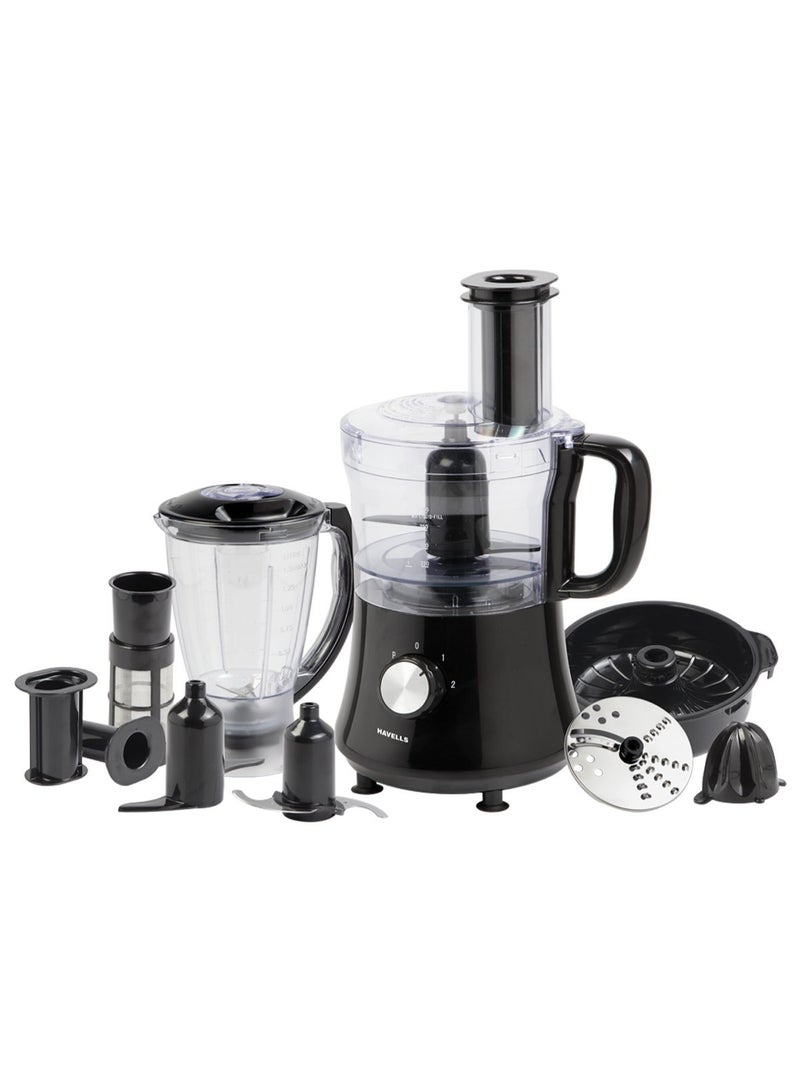 Havells Convenio 500W Black Food Processor - Image 1