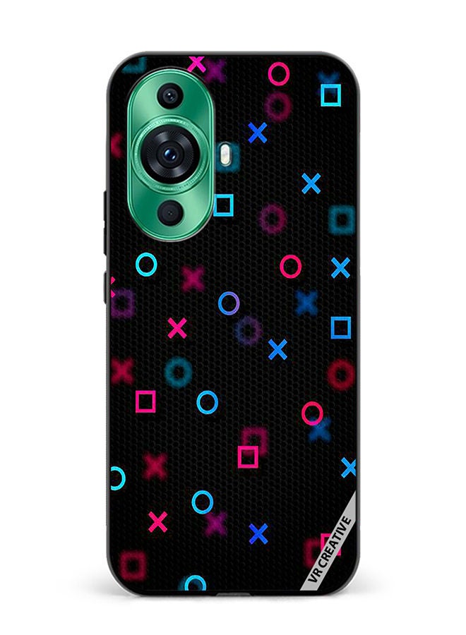 VR CREATIVE Protective Case Cover For Huawei nova 11 Ultra PlayStation Abstract Design Multicolour - Image 1