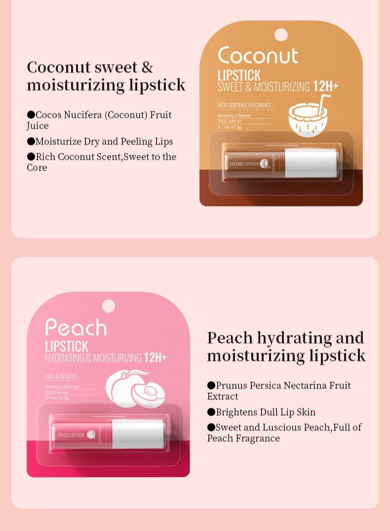 Kormesic 2pcs Coconut Sweet Lip Balm 3g - Moisturizing & Nourishing - Image 3