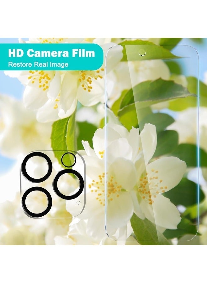 Raxoom [3+3 Pack] Privacy Screen Protector for iPhone 16 Pro Max with Camera Lens Protector | Full Coverage Anti-Spy Tempered Glass Film | 9H Hardness | Enhanced Edge Protection | Easy Installation | Bubble Free [6.9 Inch] - Image 5