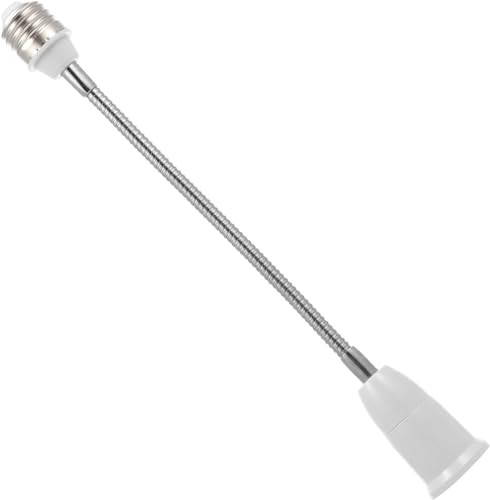 Serdokntbig E27 Flexible Light Socket Extender/Adjustable Bulb Extender for Home Light Fixtures/LED Grow Light Socket Stand etc (11inch) - Image 2