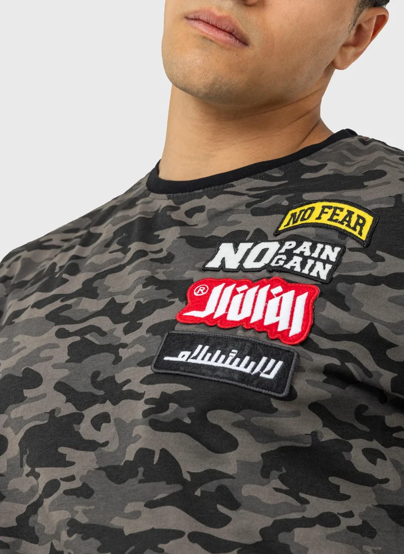 FNL Black Camo T Shirt