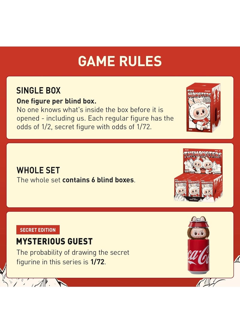 POP MART POP MART The Monsters COCA-COLA Series-Vinyl Face Blind Box, , Birthday Gifts, Single Box  - Image 3