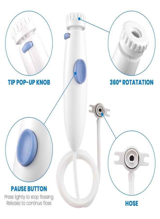FreFeel Replacement Hose & Handle Parts for Waterpik Water Flosser (Pause Button) - Image 3