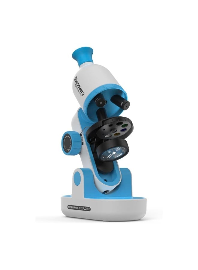 Discovery Mindblown - Kids Microscope Set - Early Explorers Microscope with Built-In Light and Tools - Science Experiments for Kids - Science Kit for Children - 41 Pcs - Image 3