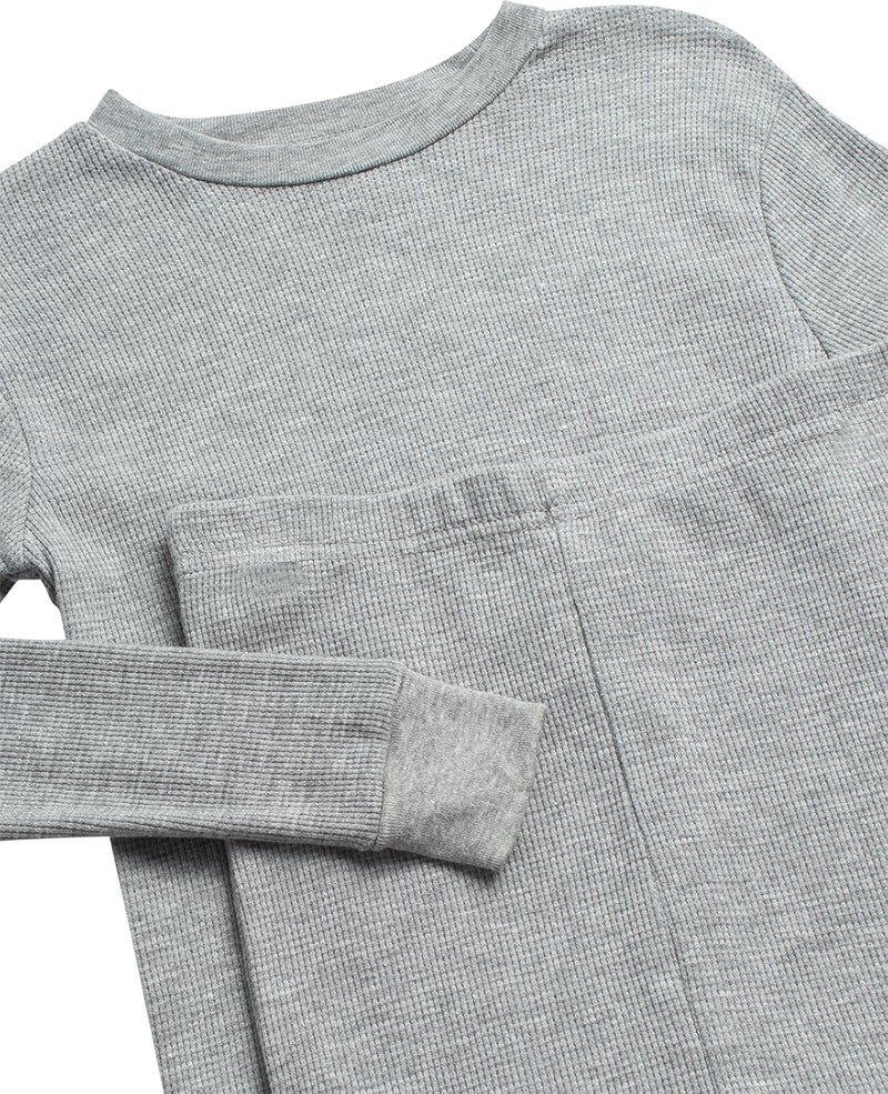 Arctic Hero Boys' Thermal Underwear Set - 2 Piece Waffle Knit Long Sleeve Thermal Shirt and Pants for Boys (Sizes: 2T-18) - Image 2