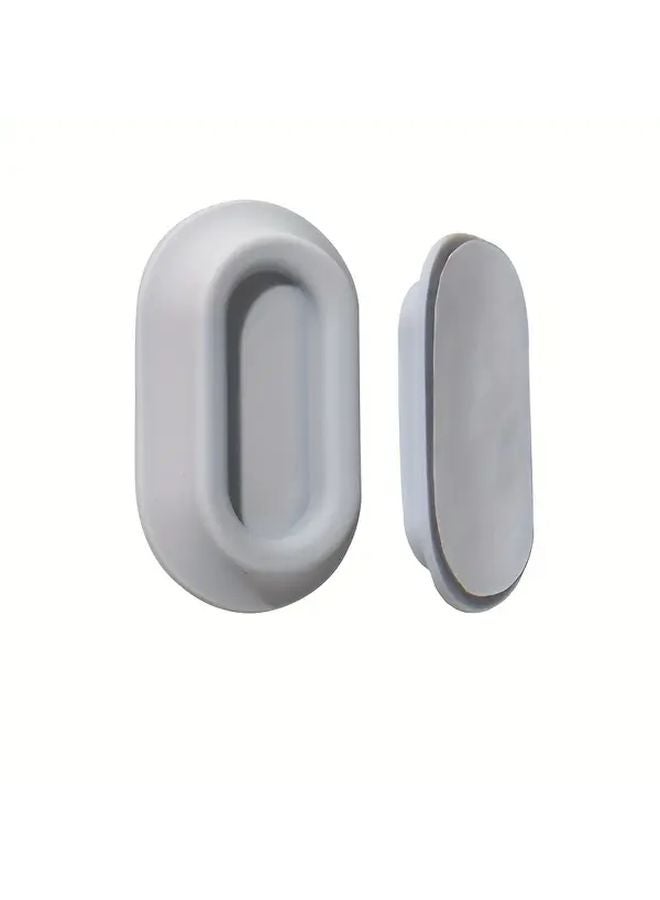 Gray 1 Pack Remote Control Magnetic Hook Strong Adhesive Suction Cup Wall Mounted No Drilling Required - Image 1