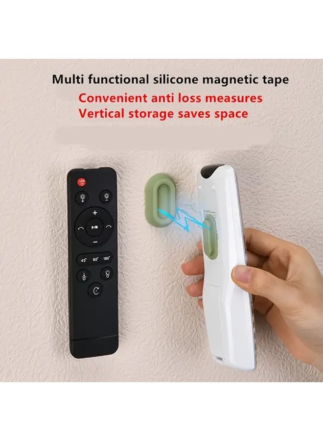 Gray 1 Pack Remote Control Magnetic Hook Strong Adhesive Suction Cup Wall Mounted No Drilling Required - Image 2