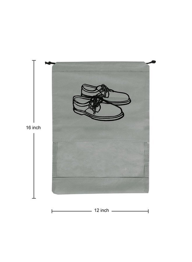 Stysol Pack of 24 pcs Shoe Cover Travel Shoe Bag Non Woven Shoe Storage Covers Portable Shoe Pouch for Travelling and Footwear - Image 2
