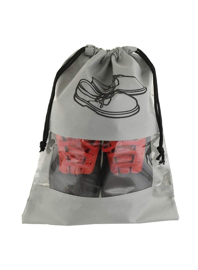 Stysol Pack of 24 pcs Shoe Cover Travel Shoe Bag Non Woven Shoe Storage Covers Portable Shoe Pouch for Travelling and Footwear - Image 4