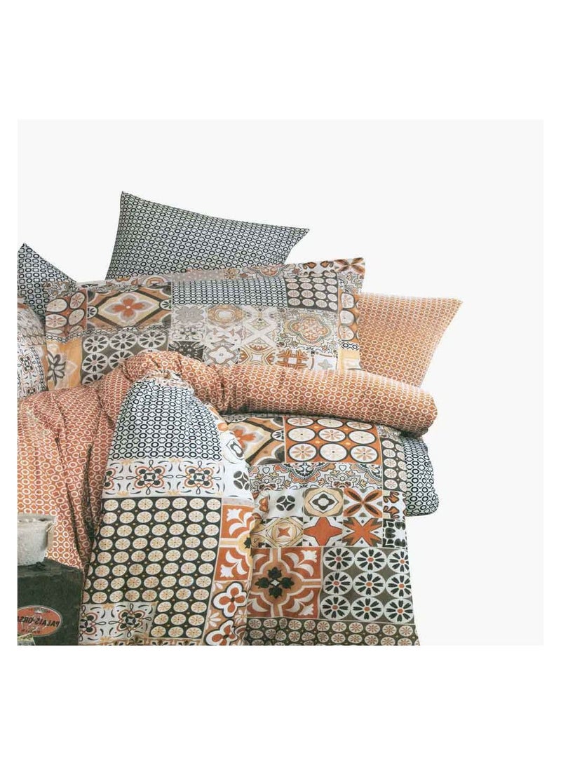 فاميلي بيد كوفرتة كابتونيه مشجر قطن 2 قطع مقاس 180×240 سم موديل 151 من فاميلي بد - Image 3