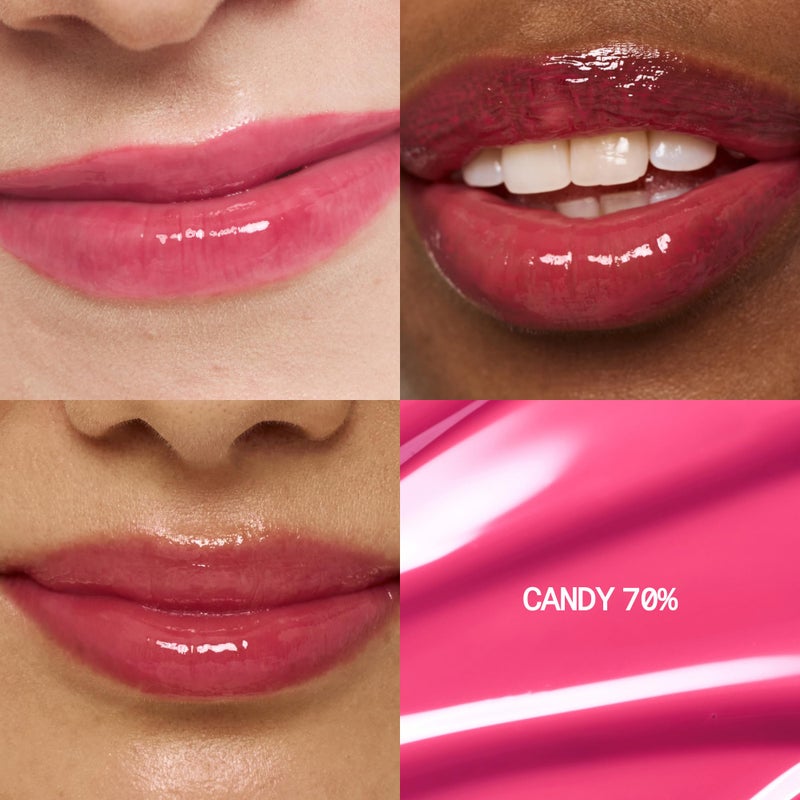 fwee 3D Voluming Gloss 70% (Rich) | Candy 70% l High Shine, Non-Sticky Lip Gloss for Makeup | Long-Lasting, Moisturizing Gel Formula | 30%, 70% Pigment Options | 5.3g - Image 2