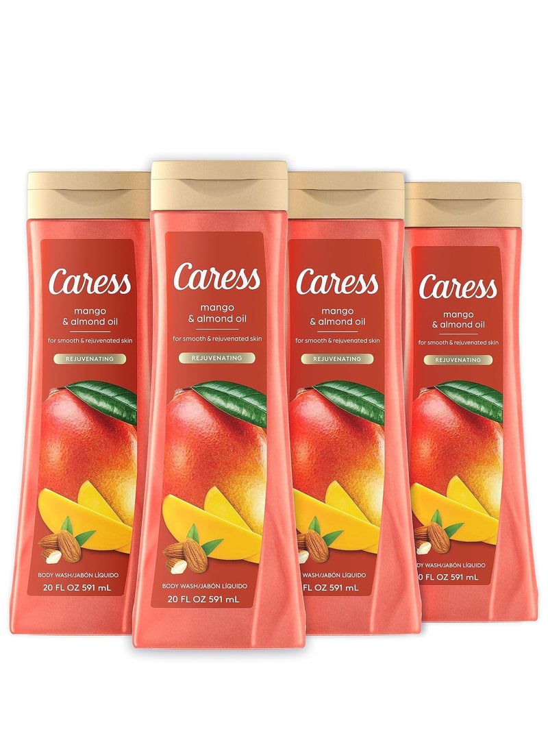 Caress Body Wash for Women, Mango & Almond Oil, Refreshing Shower Gel for Smooth, Rejuvenated Skin, 20 fl oz, 4 Pack - pzsku/Z254F4871CD67E378DF77Z/45/_/1740409579/5cfe7fc8-aebf-42d0-85b9-3b4874f56ee6