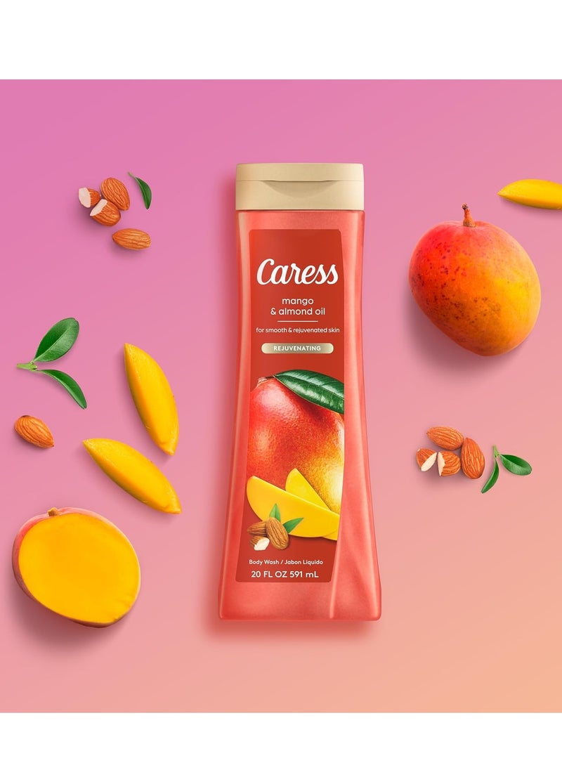 Caress Body Wash for Women, Mango & Almond Oil, Refreshing Shower Gel for Smooth, Rejuvenated Skin, 20 fl oz, 4 Pack - pzsku/Z254F4871CD67E378DF77Z/45/_/1740409580/03c9619a-2b05-4d79-b58c-4d4522bfe6d9