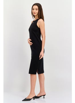 Esprit x Rest and Recreation Women Brand Logo Midi Dress, Black  - Image 4