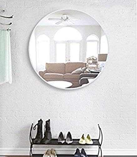 TINITALO Frameless Round Wall Mirror Home Mirror Decor Mirror Size : 18X 18 inch QG 23 - Image 4