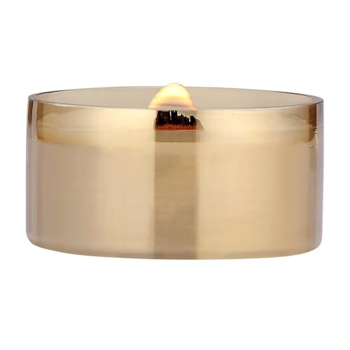PROSPERRO LUMO by Parkash Candles Premium Scented Glass Candle for Home Decor || Wooden Wick || 100% Soy Wax (Jasmine) - Image 4