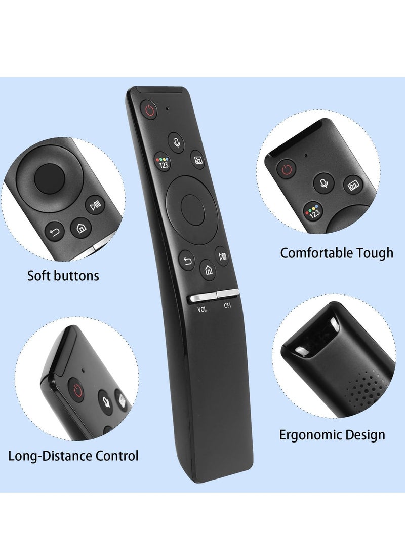 ELTRAZONE New Voice Remote Control BN59-01298G BN59-01298H Compatible with Samsung QLED TV Q6 Q7 Q8 Replacement Controller with battery - Image 3