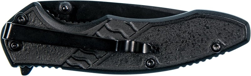 M.P. Smith & Wesson Bodyguard 6.5in Stainless Steel Folding Knife with 2.75in Clip Point Blade and Nylon Handle for Outdoor, Tactical, Survival and EDC, Multicolor,Black - Image 2