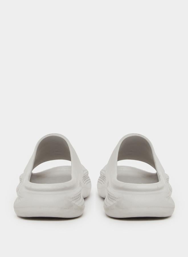 Styli Styli Perforated Open Toe Slip-On Slides  - Image 4