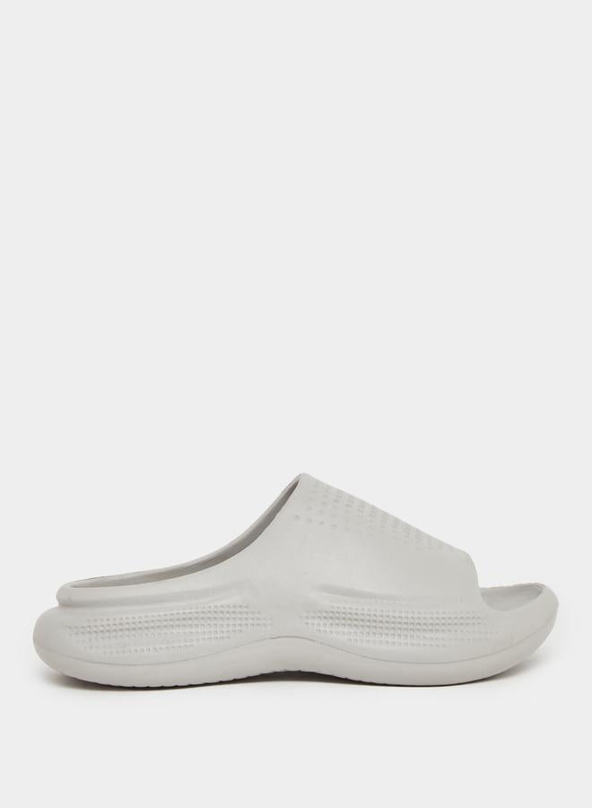 Styli Styli Perforated Open Toe Slip-On Slides  - Image 1