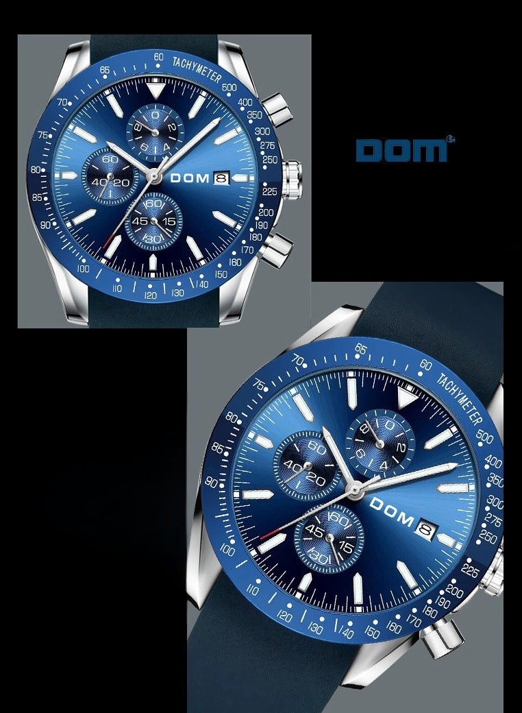 DOM Men's Waterproof Quartz Watch - Image 4